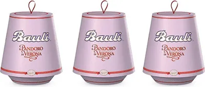 Produktbild von 3x Bauli Il Pandoro di Verona Tradizionale weich pandoro mit Puderzucker 1kg