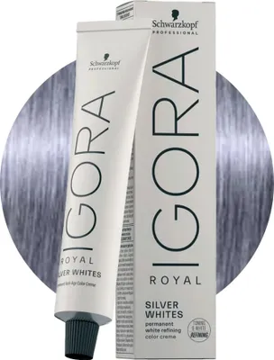 Produktbild von Schwarzkopf Igora Royal Silver Whites Grey Lilac 60ml - permanente Haarfarbe