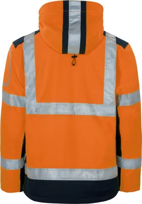 Produktbild von Triuso Vizwell Warnschutz-Winter-K-Softshelljacke VW177PO Gr. L orange