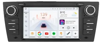 Zdjęcie produktu dla Radio samochodowe, odtwarzacz multimedialny i wideo, kompatybilność ze smartfonami, kompatybilne z samochodami BMW serii 3 (E90, E91, E92, E93), GPS, model S4 AHDC2