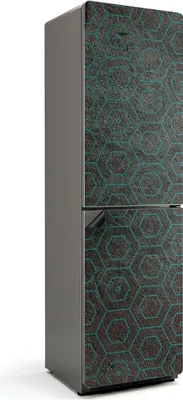 Obrázok produktu pre Jemný šesťuholníkový vzor - Magnetický kryt chladničky - Dekoratívna magnetická fólia do kuchyne - Magnetická dekorácia na chladničku - Samolepiaca magnetická tabuľa - Magnetická fólia na dvere chladničky - 60x205 cm