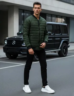 Obrázek produktu pro Dstreet Pánský bomber Aizaro zelená XL