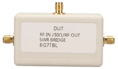 Produktbild von SWR-Hochleistungs-Brücke, 1–500 MHz, 3 Anschlüsse, Stehwellenmessbrücke für Antennenmessungen, RF-Anpassungs-Schaltkreisbrücke