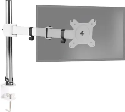 Produktbild von Duronic DM251X3 WE Monitorhalterung / Tischhalterung / Bildschirmhalterung / Monitorständer für einen LCD/LED Computer Bildschirm / Fernsehgerät mit Neig und Rotierfunktion