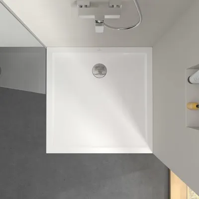 Immagine prodotto di Villeroy & Boch, piatto doccia quadrato Taro, 90 x 90 x 2,5 cm