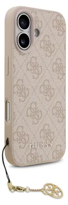 Produktbild von GUESS Case für iPhone 17 Charm Anhänger Handyhülle Cover Rosa