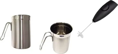 Produktbild von Milchkännchen (zum Aufschäumen von Milchschaum) + Milchaufschäumer