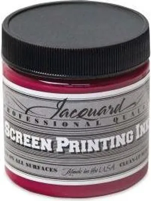 Produktbild von Jacquard Siebdruckfarbe 118 ml Magenta Textilfarbe permanent
