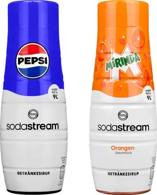 Produktbild von Sodastream Sirup Set Pepsi Mirinda 440ml Getränkesirup 2er Pack
