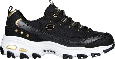 Produktbild von Skechers Dlites - Ladies Night - Schwarz / Gold Synthetik Größe: 37 Normal