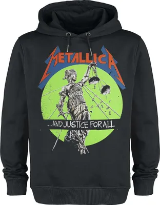 Produktbild von Metallica Kapuzenpullover Herren Amplified Collection - No Justice For All schwarz S