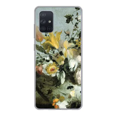 Produktbild von MuchoWow® Handyhülle Schutzhülle Hülle für Samsung Galaxy A51 Blumen - Alte Meister - Barock Silikon Softcase Handy Hülle - Schutzabdeckung