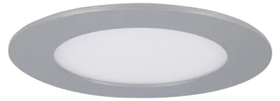 Immagine prodotto di Farettino rotondo a incasso, con luce LED di colore bianco neutro (4000K), diametro 120mm, colore grigio