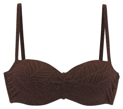 Produktbild von LASCANA Bügel-Bandeau-Bikini-Top Fay braun Größe 36 Cup D