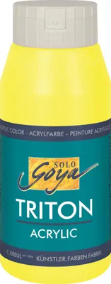 Produktbild von KREUL SOLO GOYA Triton Acrylic, 750 ml, Gelb, Flasche