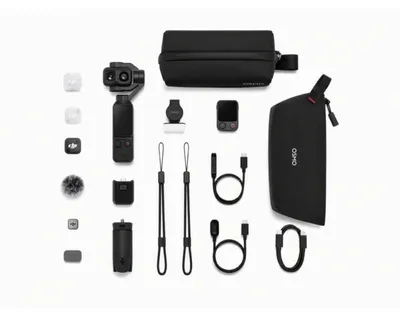 Produktbild von DJI Osmo Pocket 4P, 4K Ultra HD, 3840 x 2160 Pixel, 3840 x 2160,1920 x 1080,3072 x 1728, 240 fps, MP4, HEVC, 37 MP