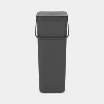 Zdjęcie produktu dla Brabantia SORT & GO RECYCLE BIN, 40 l, Prostokątny, Szary, 267 mm, 341 mm, 620 mm