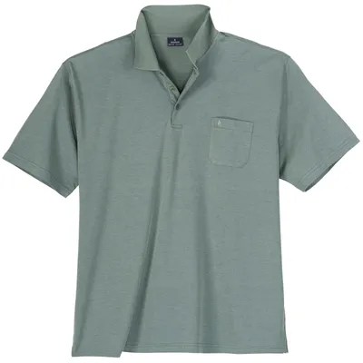 Produktbild von Ragman Übergrößen Poloshirt schilfgrün melange