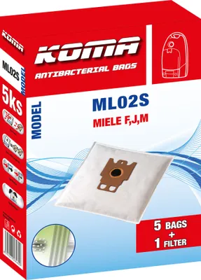 Obrázok produktu pre ML02S - Sada 25 ks vreciek do vysávača Miele F,J,M