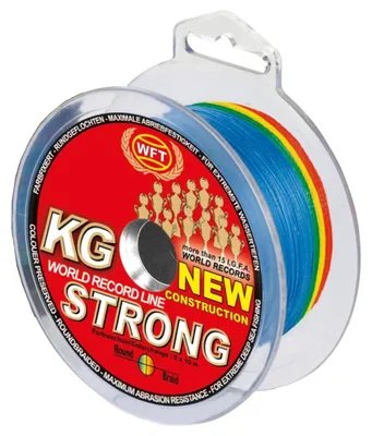 Produktbild von WFT 0,52mm 86kg Strong Multicolor - 600m geflochtene Angelschnur