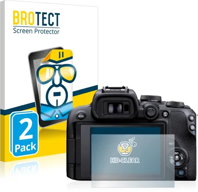 Produktbild von 2x Für Canon EOS R10 Schutzfolie BROTECT Displayschutz Display Schutz Folie Klar Transparent
