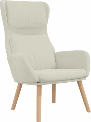 Obrázek produktu pro relaxační křeslo vidaXL Cream White Velvet