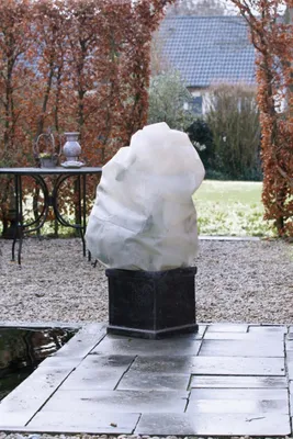 Produktbild von Winterschaldecke mit Kordel beige 50 cm x 100 cm