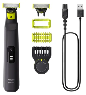 Produktbild von Philips OneBlade Pro Gesicht + Körper 360, Aufsatz mit 14 Einstellungen, 90