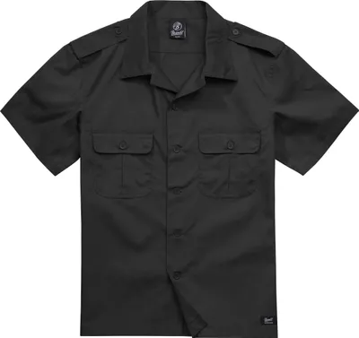 Produktbild von Brandit US Ripstop Shirt Short Sleeve black, 3XL