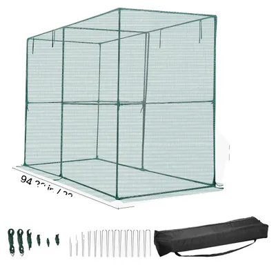 Obrázek produktu pro Klec na rostliny, odolná proti větru, snadná instalace, 98 x 49 x 72 palců