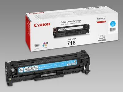 Zdjęcie produktu dla Canon CRG-718 C, 2900 stron(y), Cyjan, 1 szt.