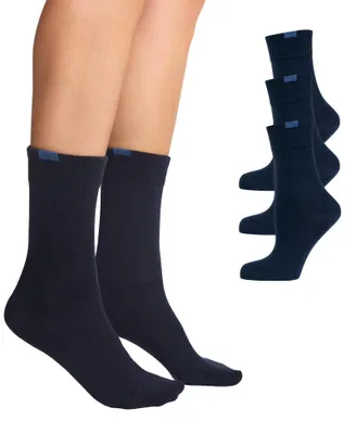 Produktbild von Nur Die 3er Pack Passt Perfekt Socken Uni aus Baumwolle atmungsaktiv weich Ba