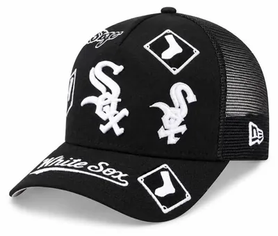 Obrázek produktu pro Kšiltovka New Era 940MC AF Trucker MLB All Over Chicago White Sox Cap Black - UNI
