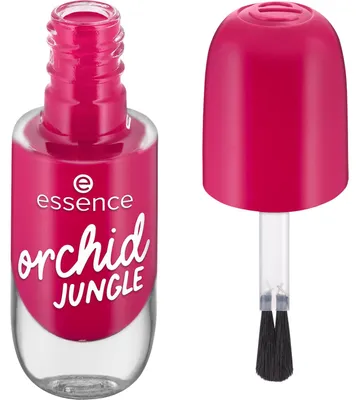 Imagen del producto de Esmalte en gel para uñas, 8 ml, color rosa, colección "Orquídea Jungle", pigmentación, brillo, botella