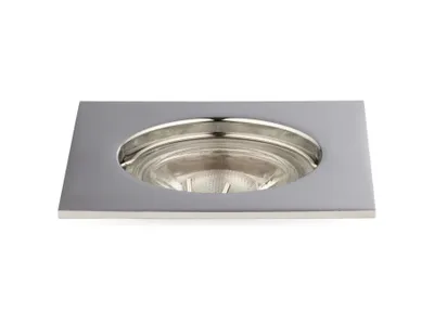 Produktbild von Müller-Licht LED EBL Einbaustrahler chrom 5W GU10 quadratisch warmweiß 2700K