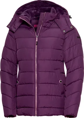 Produktbild von Belmina Damen Steppjacke mit Fellkapuze, Figurfreundlich und windabweisend
