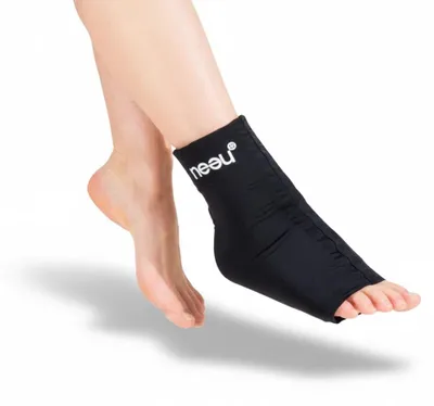 Produktbild von neeu® Kühlmanschette Fußgelenk & Knöchel – Gel Kühlpad wiederverwendbar zur Kältetherapie bei Schwellungen, Verstauchung, Plantarfasziitis & Achillessehnenentzündung