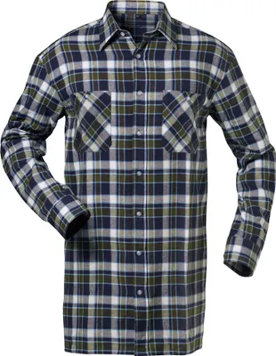Produktbild von JACKSON Flanell-Hemd, Marine/Weiss/Grün kariert Größe XXL (45/46)