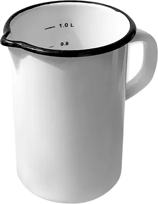 Obrázek produktu pro Karl Krüger 11101, 1 l, ml, Ocel, Černá, Bílá, 1 kusů