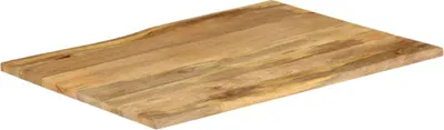 Obrázek produktu pro vidaXL Stolová deska se stromovou hranou 90x80x2,5 cm z masivního mangového dřeva