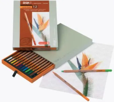 Image de Bruynzeel Design boîte 12 crayons de couleur