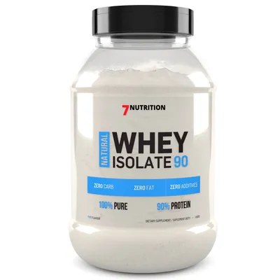 Produktbild von 7Nutrition Natural WPI Molkenisolat 90 1000g natürlicher Geschmack