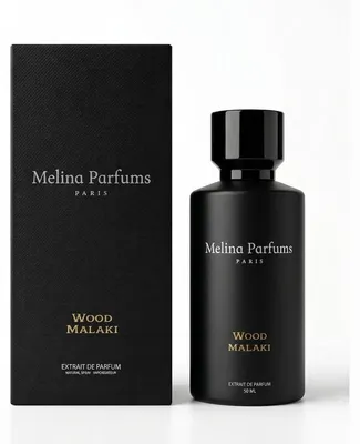 Image de Melina Parfums Wood Malaki Édition L’Obsidienne Extrait de Parfum Mixte 50ml