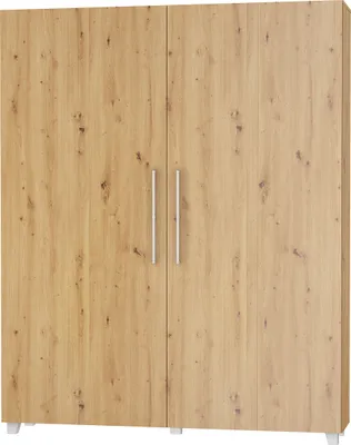Produktbild von Wandbett Schrankbett TEDDY 160x200 Artisan Eiche Vertikal Wandklappbett, Schrankklappbett, Schrank mit integriertem Klappbett, Funktionsbett inkl. Lattenrost