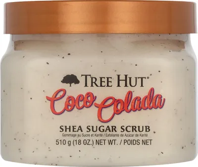 Produktbild von Tree Hut Coco Colada, Körperpeeling, Frauen, Jeder Hauttyp, Exfoliation, Glättend, Auffrischend, Topf, Sheabutter