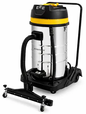 Produktbild von Industriesauger | 3900W | 100L | Edelstahl | Nass-Trockensauger | Absaugmobil inkl. - Samaka