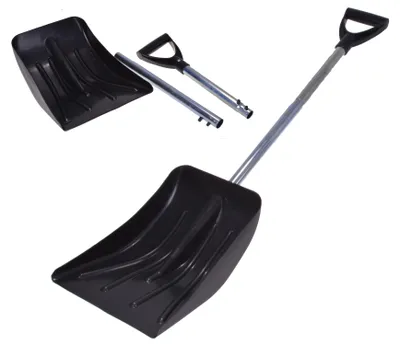XXL BIG Schneeschaufel Universal Schaufel Schneeschieber Schneeräumer Schnee Alu – Produktansicht