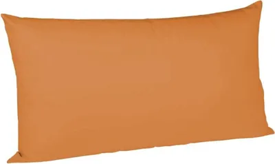 Produktbild von sleepling – Satin Kissenbezug, 100% seidig weiche Baumwolle, 40x80 cm, orange