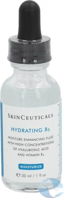 A bottle of SkinCeuticals Hydrating B5 Fluid with a dropper.