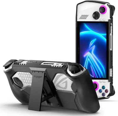 Zdjęcie produktu dla Spigen Thin Fit Pro, Pokrowiec, ASUS, Czarny, Poliwęglan (PC), Termoplastyczne elastomery poliuretanowe (TPU), ROG Ally, Odporność na upadki, Odporny na zadrapania
